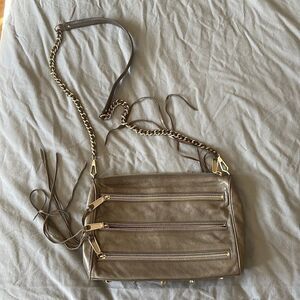 Rebecca Minkoff Beige Leather Cross Body Bag